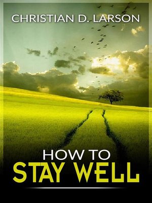 cover image of How to stay well